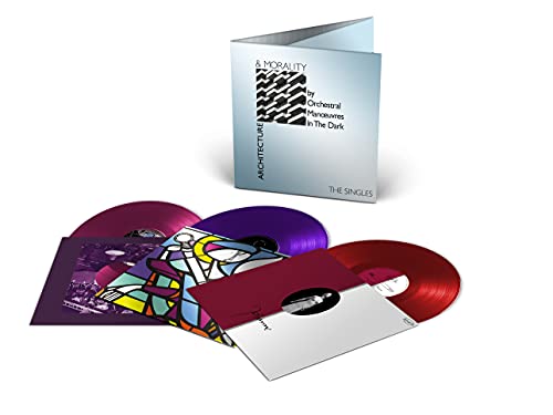 ORCHESTRAL MANOEUVRES IN THE DARK - ARCHITECTURE & MORALITY - THE SINGLES (MAGENTA PURPLE RED 3-12INCH) (VINYL) For Sale