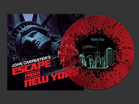 ESCAPE FROM NEW YORK   O.S.T. - ESCAPE FROM NEW YORK (ORIGINAL SOUNDTRACK) - TRANSPARENT RED BLACK SPLATTER VINYL Online Sale