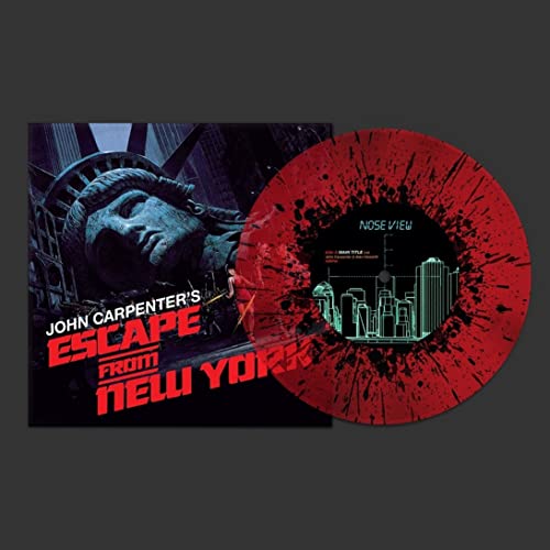 ESCAPE FROM NEW YORK   O.S.T. - ESCAPE FROM NEW YORK (ORIGINAL SOUNDTRACK) - TRANSPARENT RED BLACK SPLATTER VINYL Online Sale