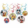 Mickey On The Go Swirl Decorations 12pcs Online