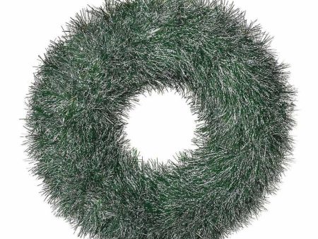 Tinsel Pine Wreath 17in Cheap