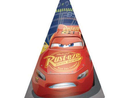 Disney Cars 3 Paper Cone Hats 8pcs Hot on Sale