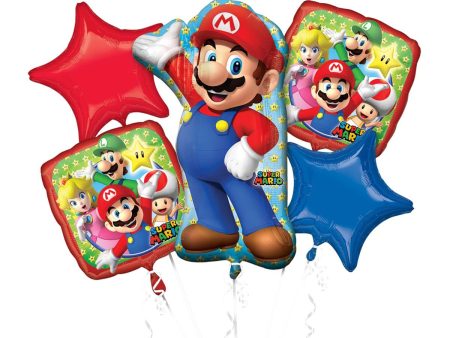 Mario Bros Bouquet 5pcs Cheap