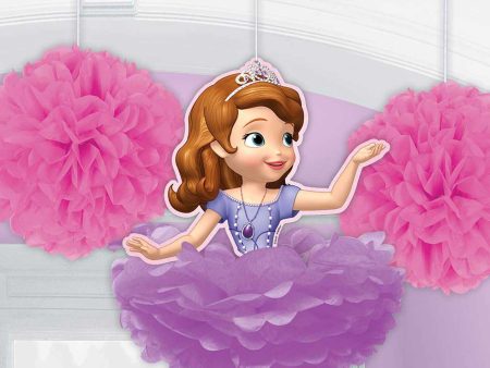 Sofia The First Fluffy Decorations 3pcs on Sale