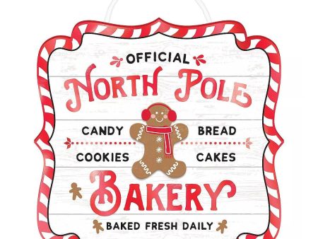 North Pole Bake Shop Team Sign Decoration Online now