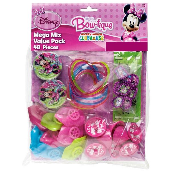 Disney Minnie Mouse Value Pack Favors 48pcs Hot on Sale