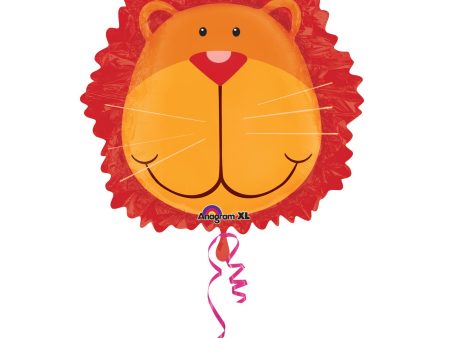 Jungle Animals Lion Head Foil Balloon 24in Discount