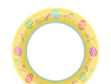 Easter Egg-Cellent Round Paper Plates 7in, 8pcs Hot on Sale