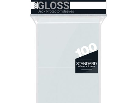 Ultra Pro - PRO-Gloss 100ct Standard Deck Protector® sleeves: Clear Fashion